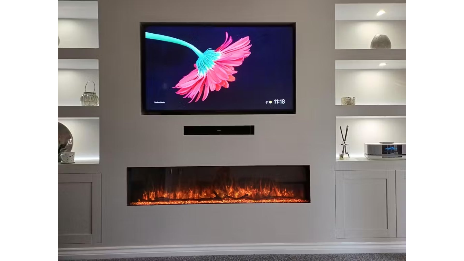 What Size Electric Fire Do You Need for Your TV?
