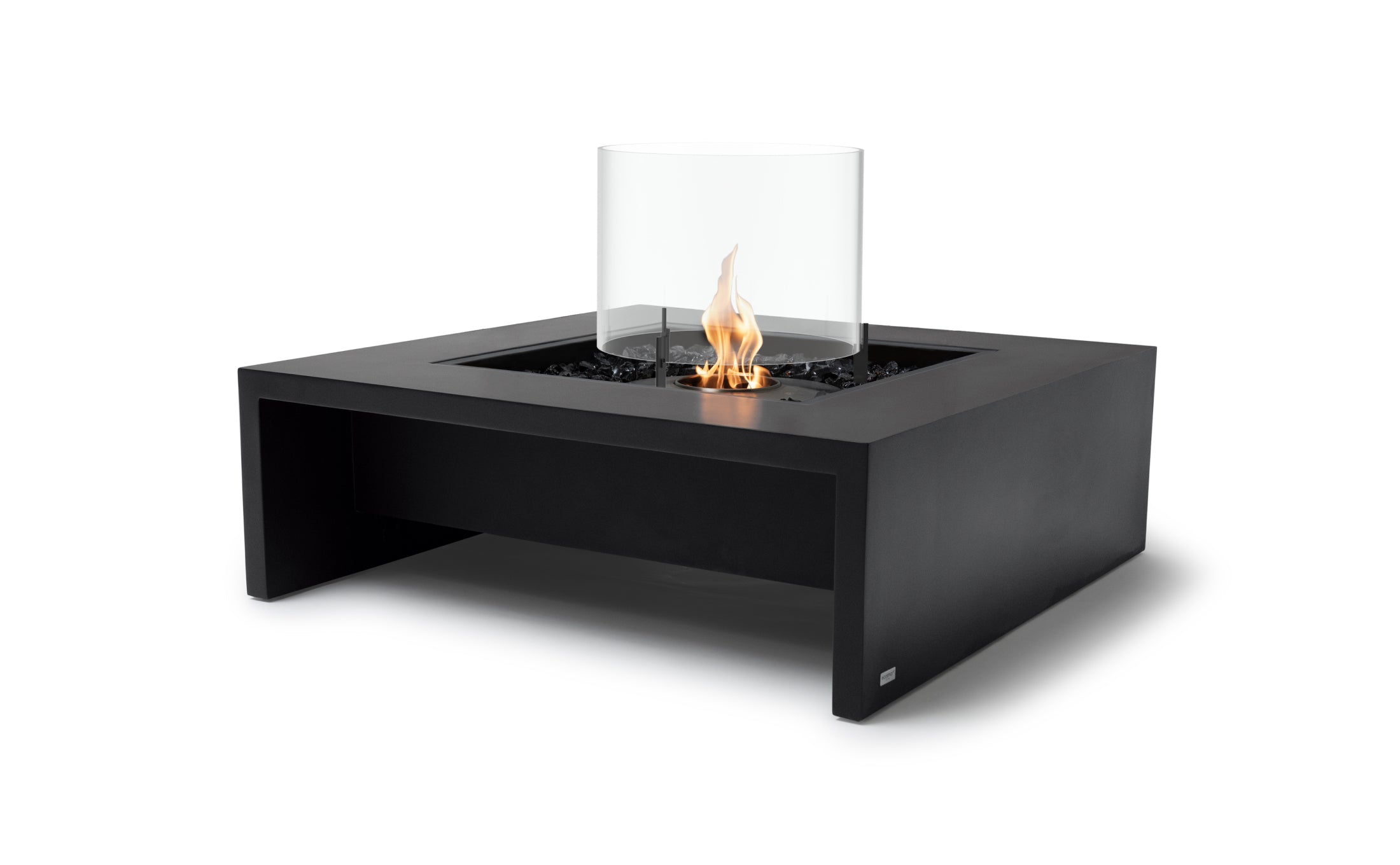 EcoSmart Fire Mojito 40 Graphite angled view