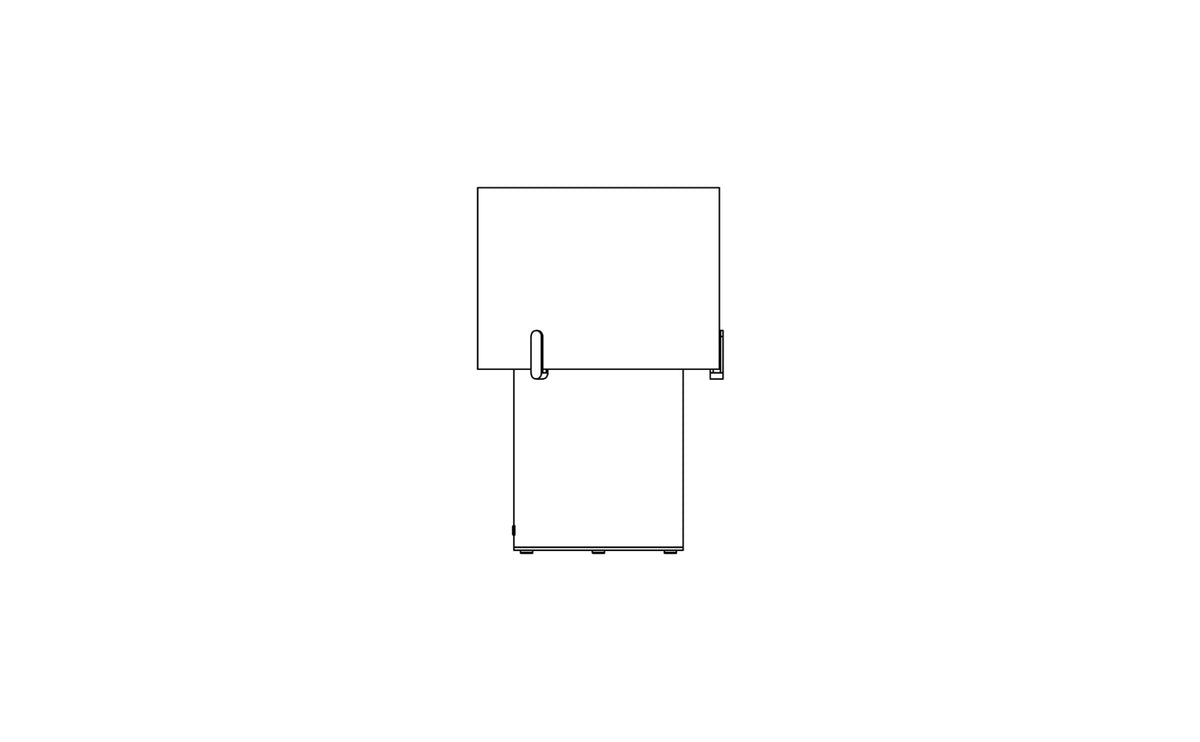 EcoSmart Fire Pillar 3T side dimensions