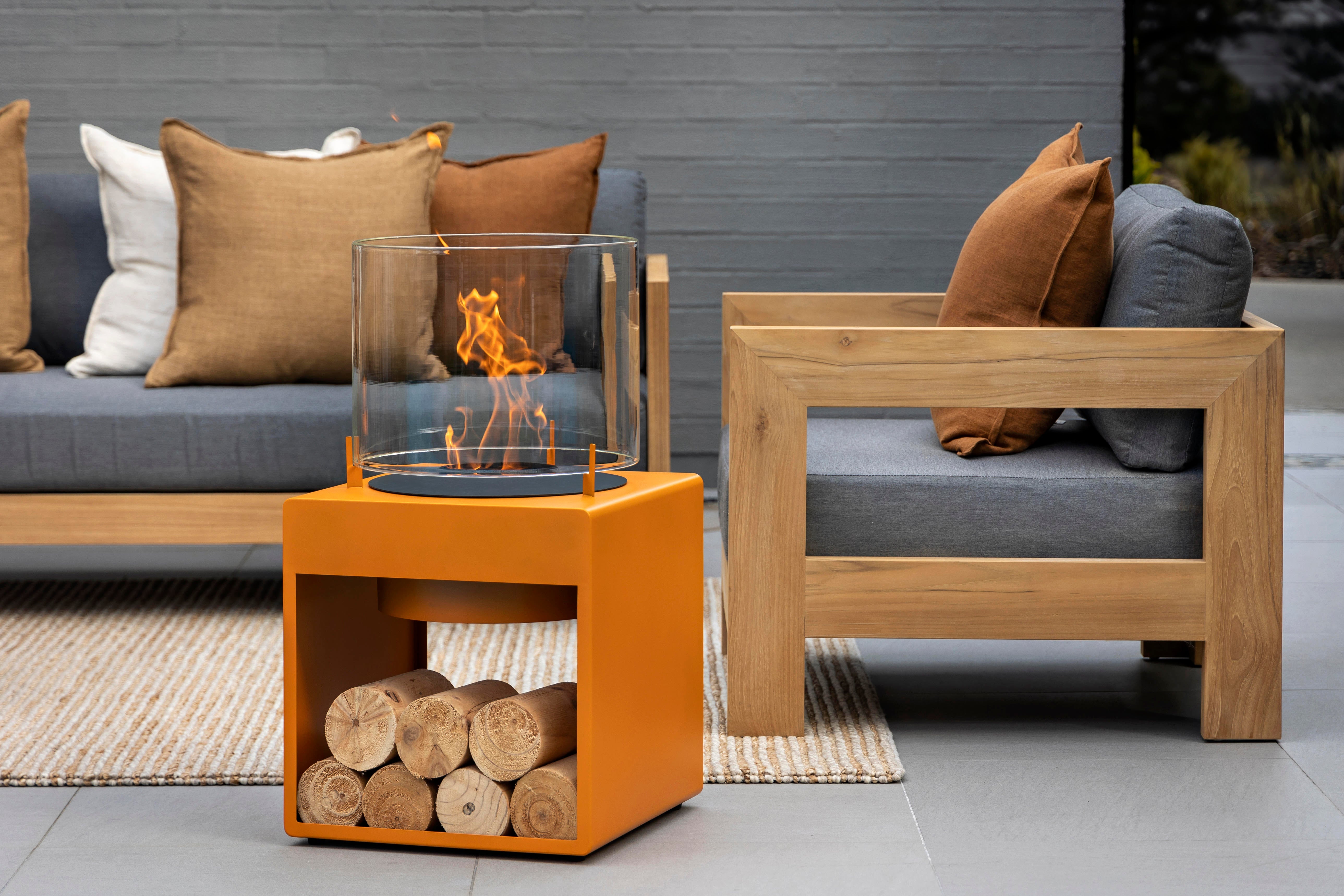 EcoSmart Fire Pop 8L flame detail