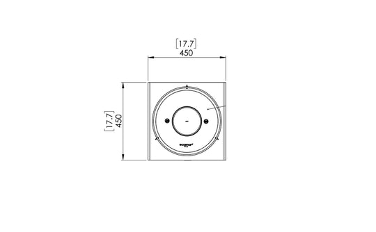 EcoSmart Fire Pop 8T top dimensions