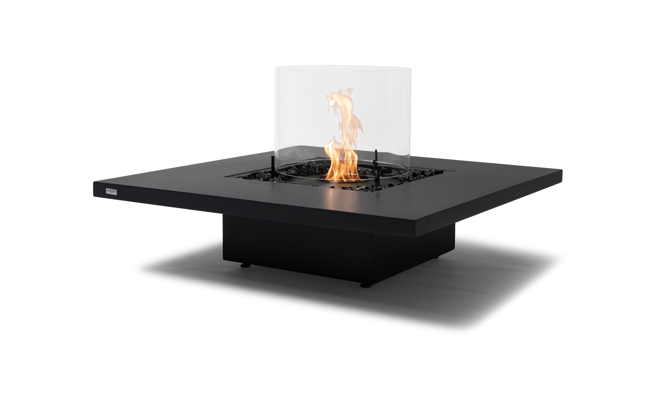 EcoSmart Fire Vertigo 40 Graphite finish angled view
