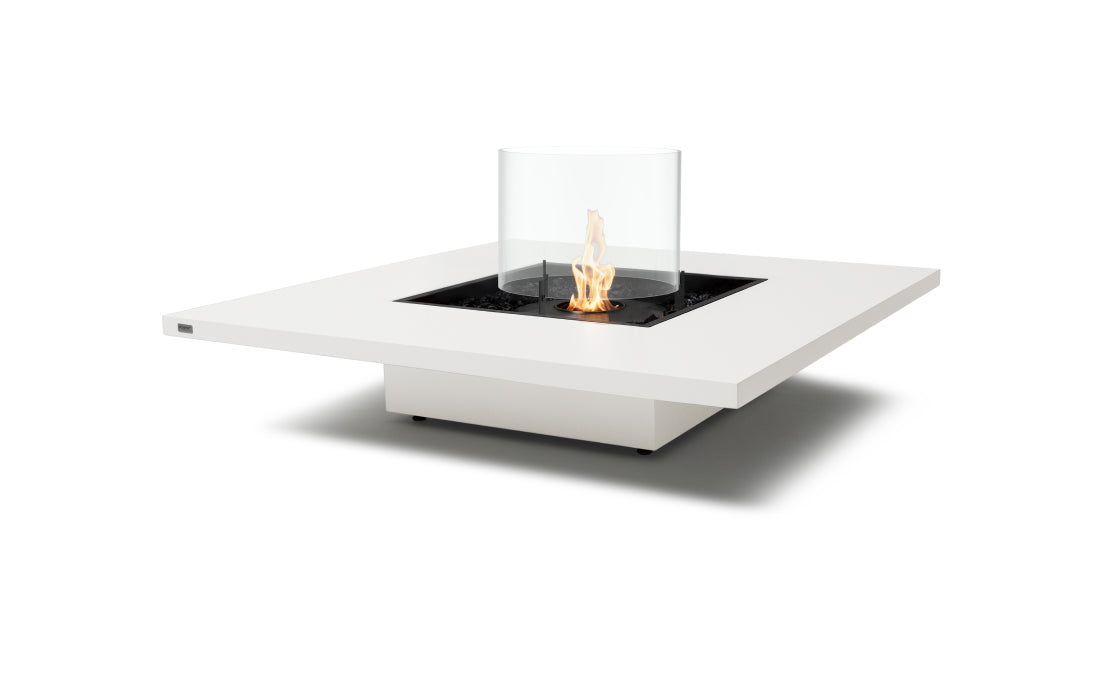 EcoSmart Fire Vertigo 50 Bone finish angled view