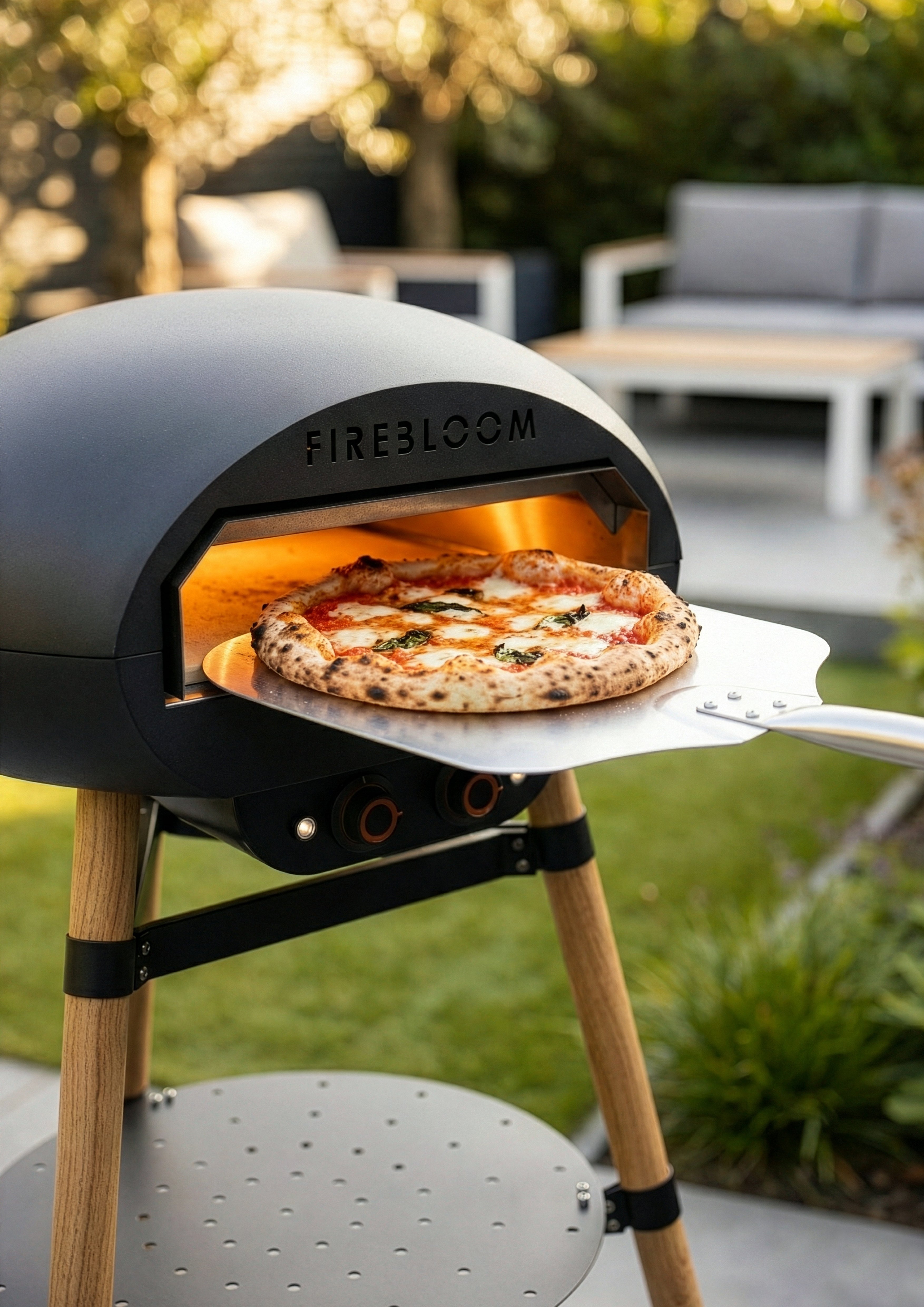 Firebloom EP02 freestanding electric pizza oven