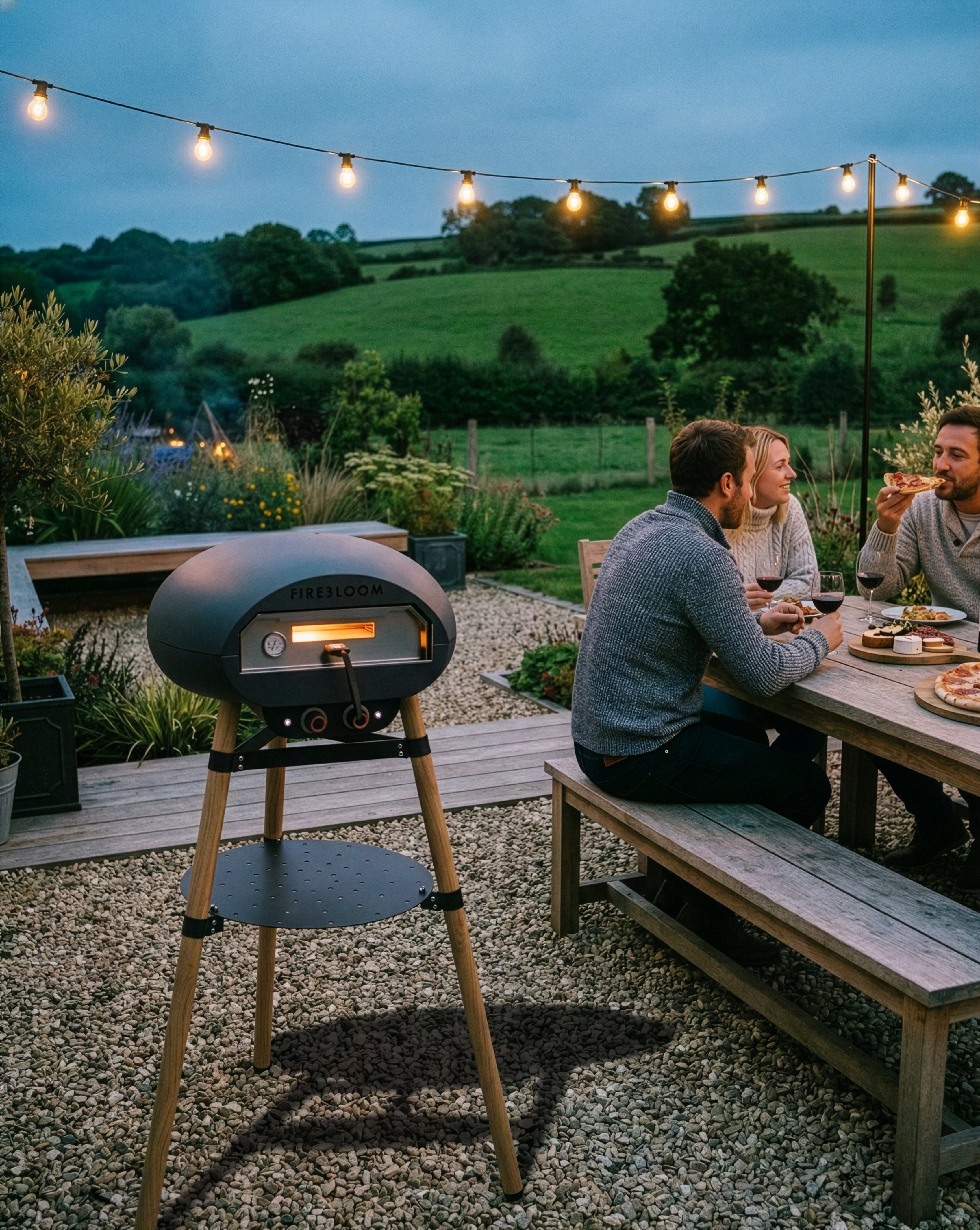 Firebloom EP02 freestanding electric pizza oven