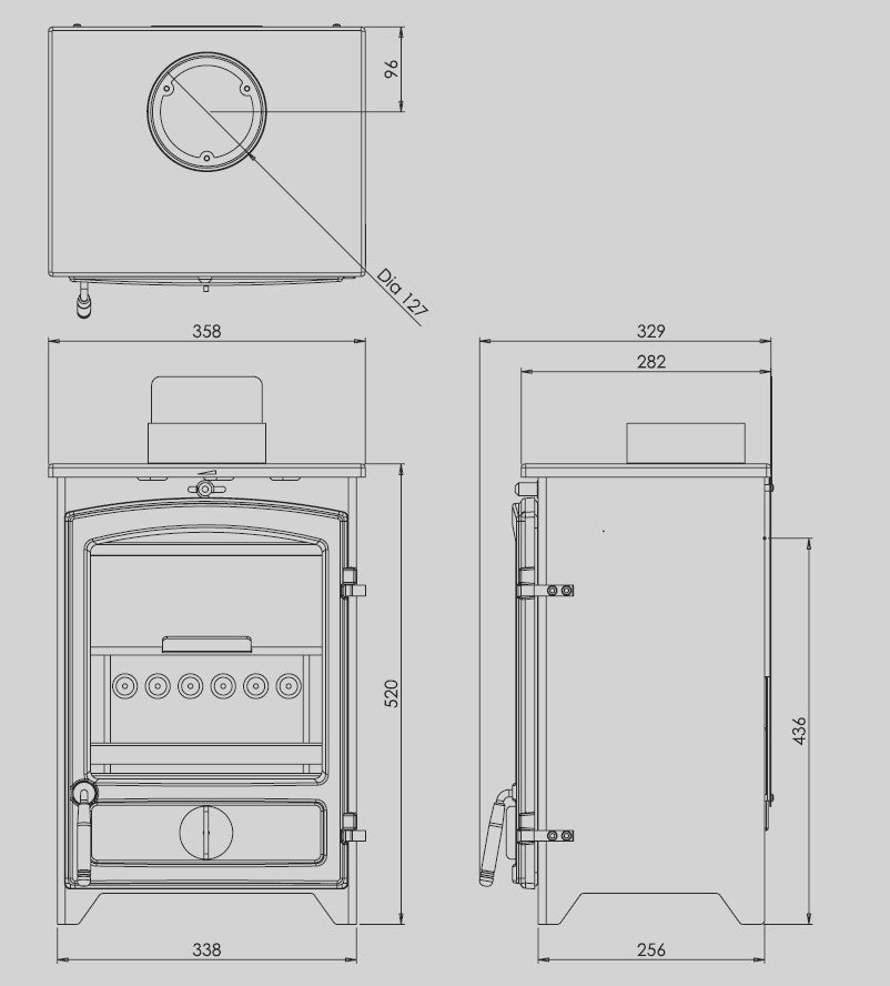 Go Eco 5kW Plus technical drawing