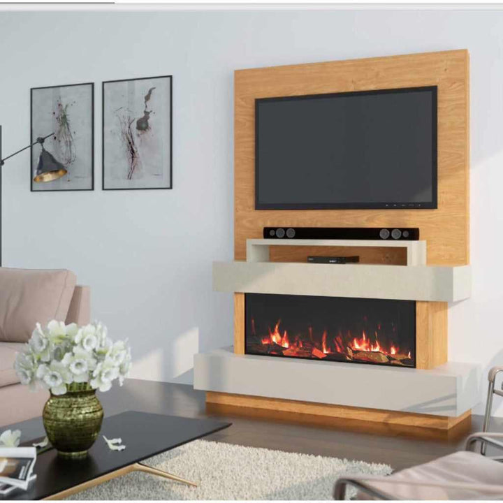 OER Tivoli Media Wall with Electric Fireplace