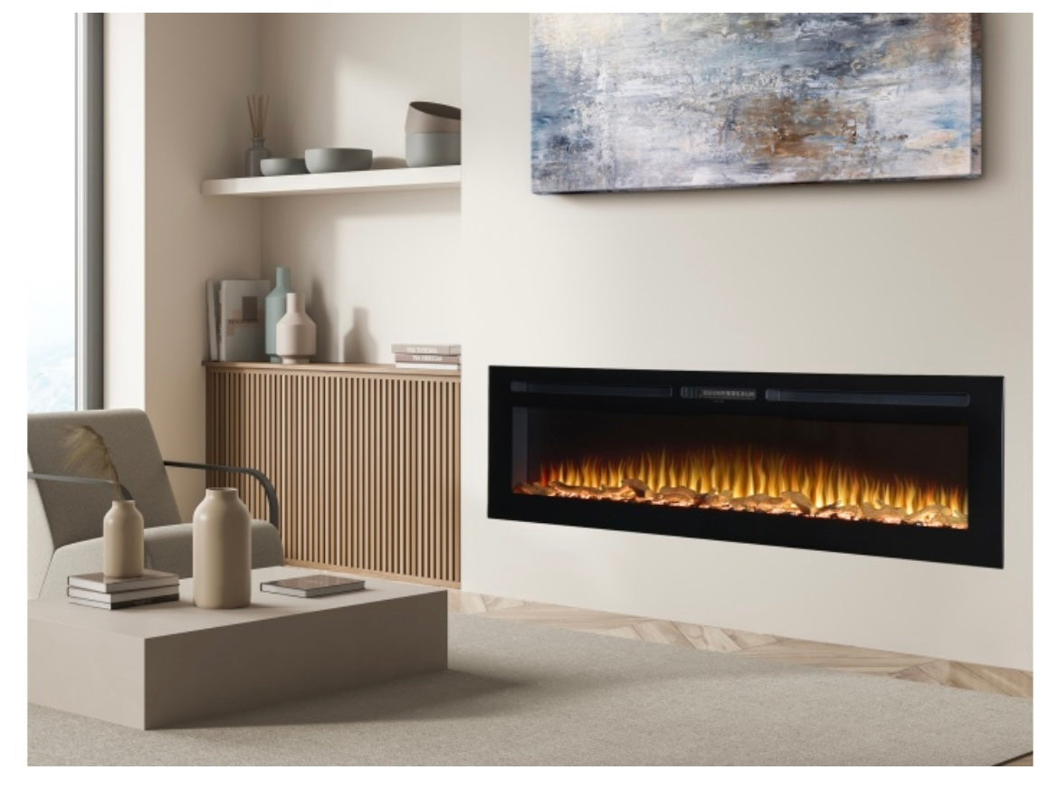 Orlando 72 Inch Media Wall Electric Fire Inset-Twilight Fires