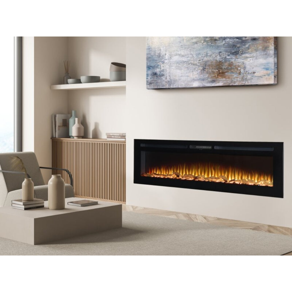 Orlando 72 Inch Media Wall Electric Fire Inset-Twilight Fires