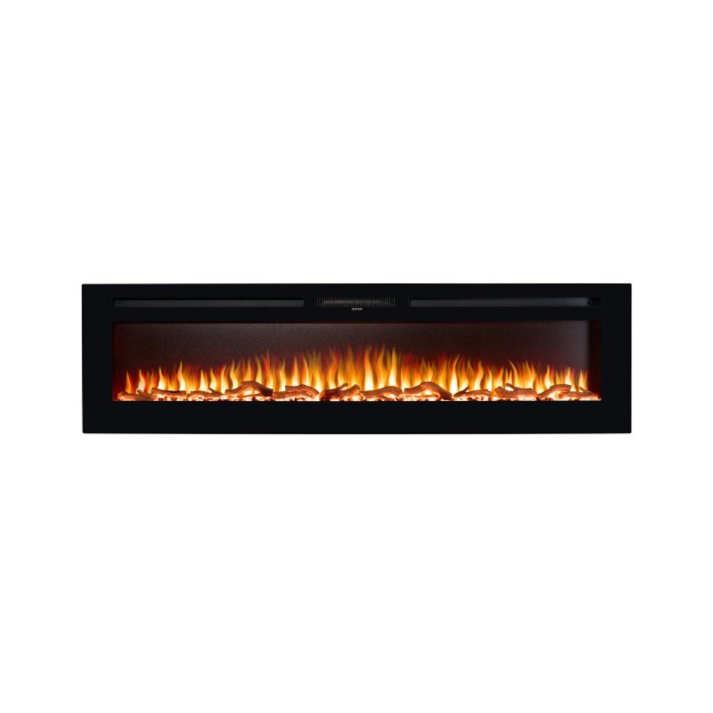 Orlando 72 Inch Media Wall Electric Fire Inset-Twilight Fires