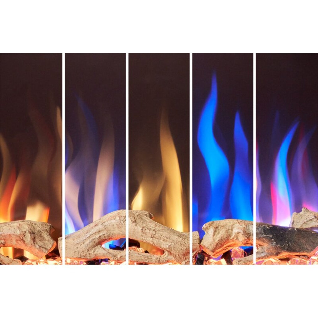 Orlando 50 Inch Media Wall Electric Fire Inset-Twilight Fires