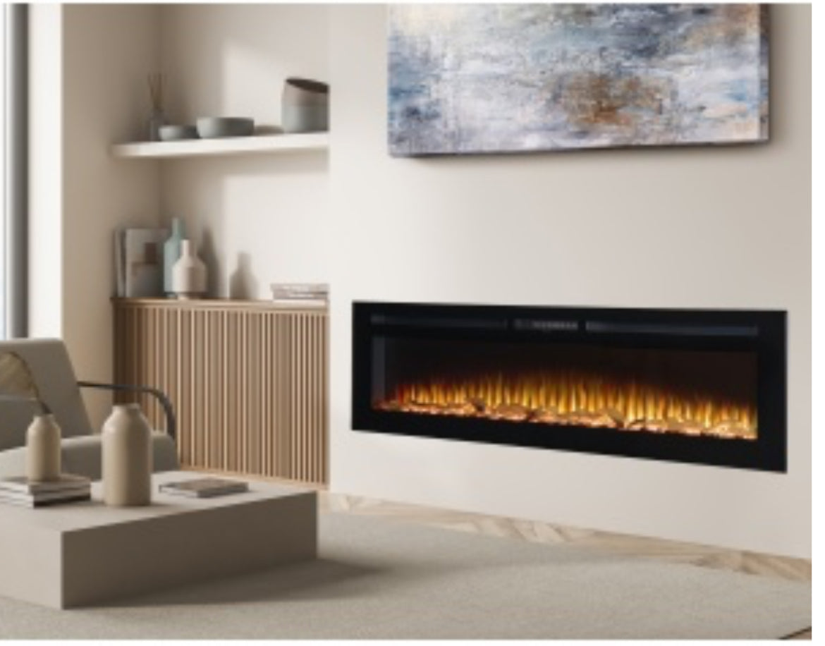 Orlando 72 Inch Media Wall Electric Fire Inset-Twilight Fires