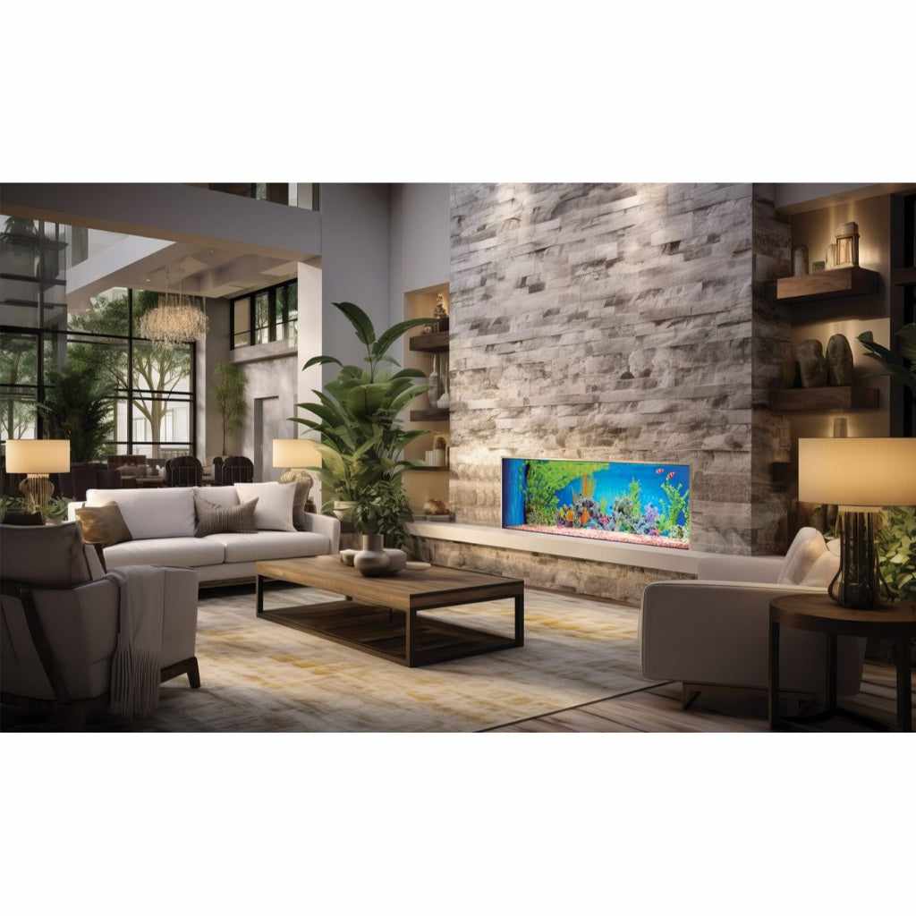 Solution Fires TrueFlame 150 3DX Panoramic Electric Fire - 1/2/3 Sided Media Wall Electric Fire-Twilight Fires