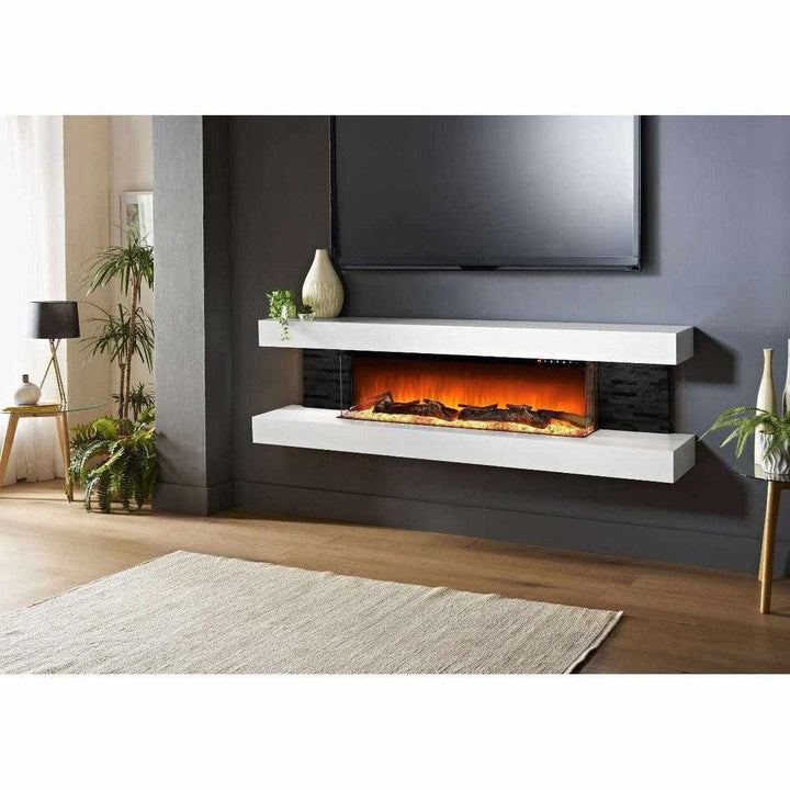 Vegas 96 Wall Mounted Fireplace Electric - Floating Fireplace