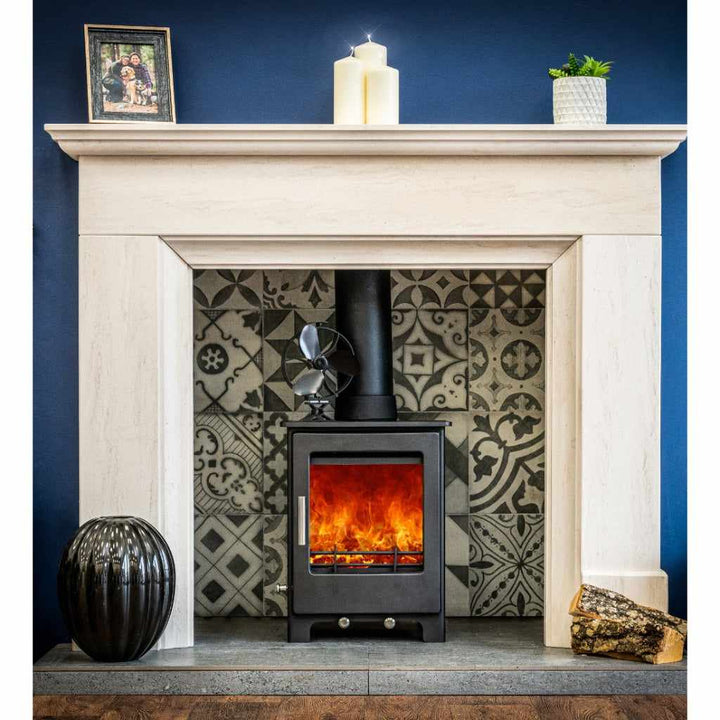 Woodford Lowry 5 Wood Burning / Multifuel Ecodesign Stove-Twilight Fires