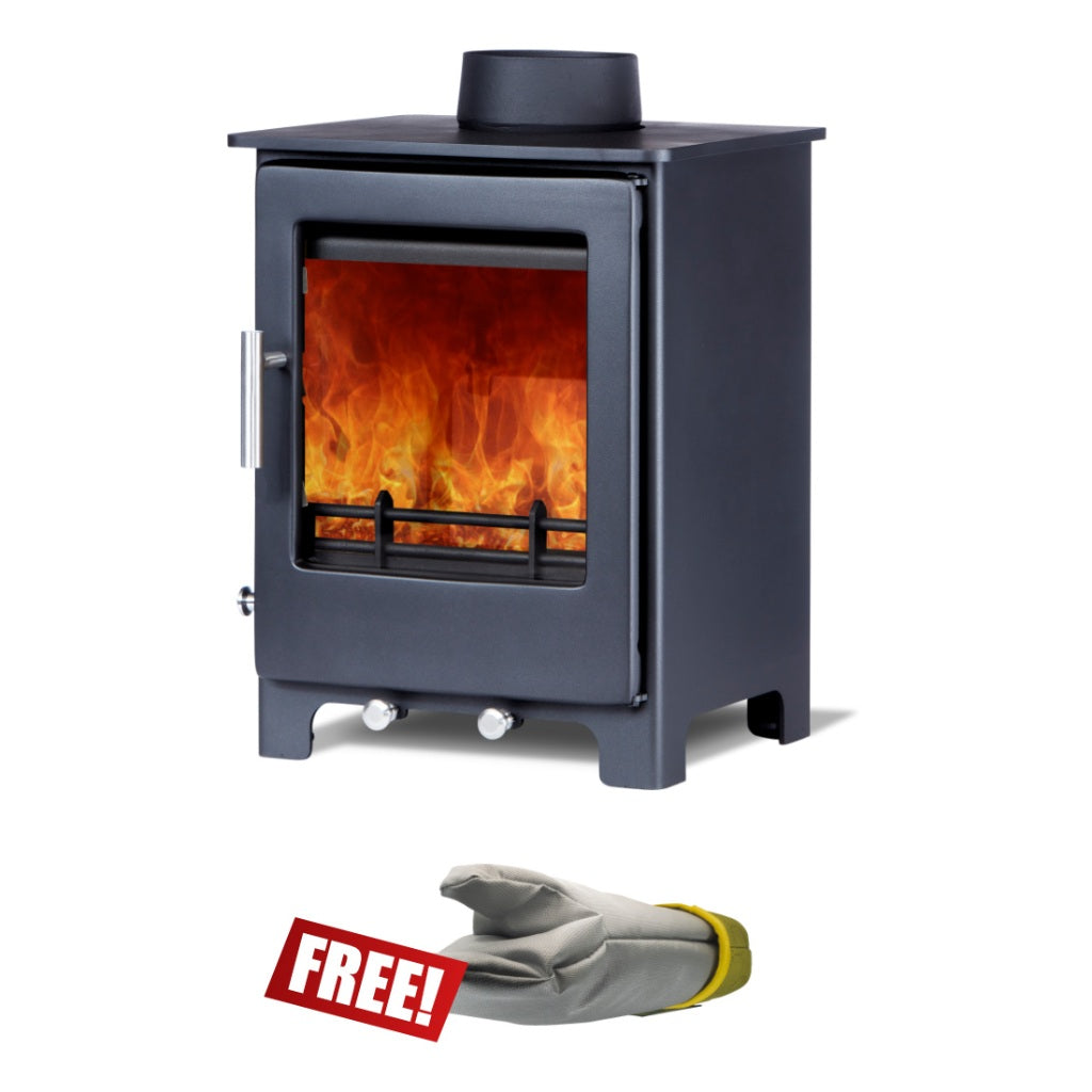 Woodford Lowry 5 Wood Burning / Multifuel Ecodesign Stove-Twilight Fires