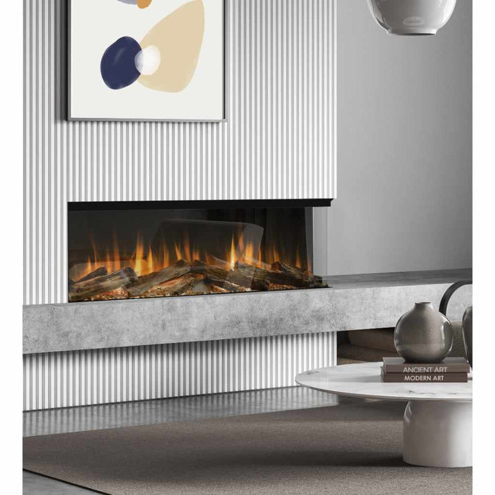 Woodford Thea 1/2/3 Sided Panoramic HD+ Media Wall Electric Fire Insert-Twilight Fires