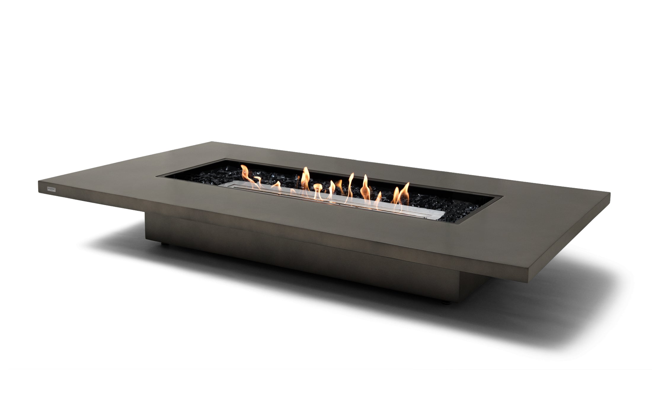 EcoSmart Daiquiri 70 in Natural with stainless steel XL900 burner