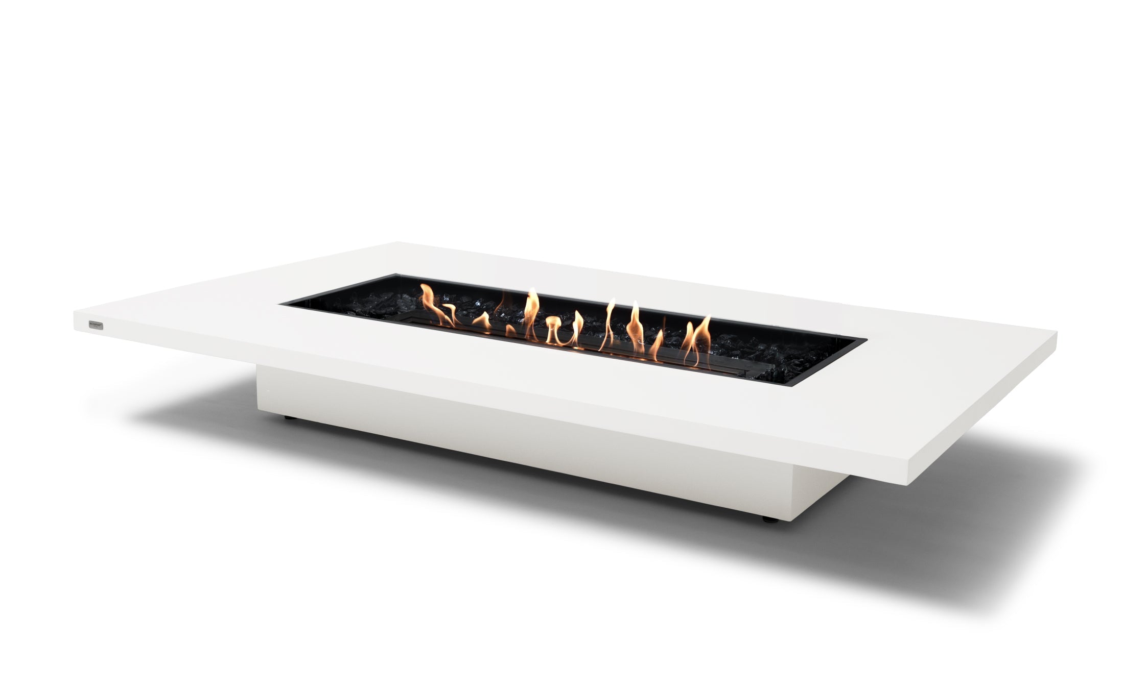 EcoSmart Daiquiri 70 in Bone with black XL900 burner