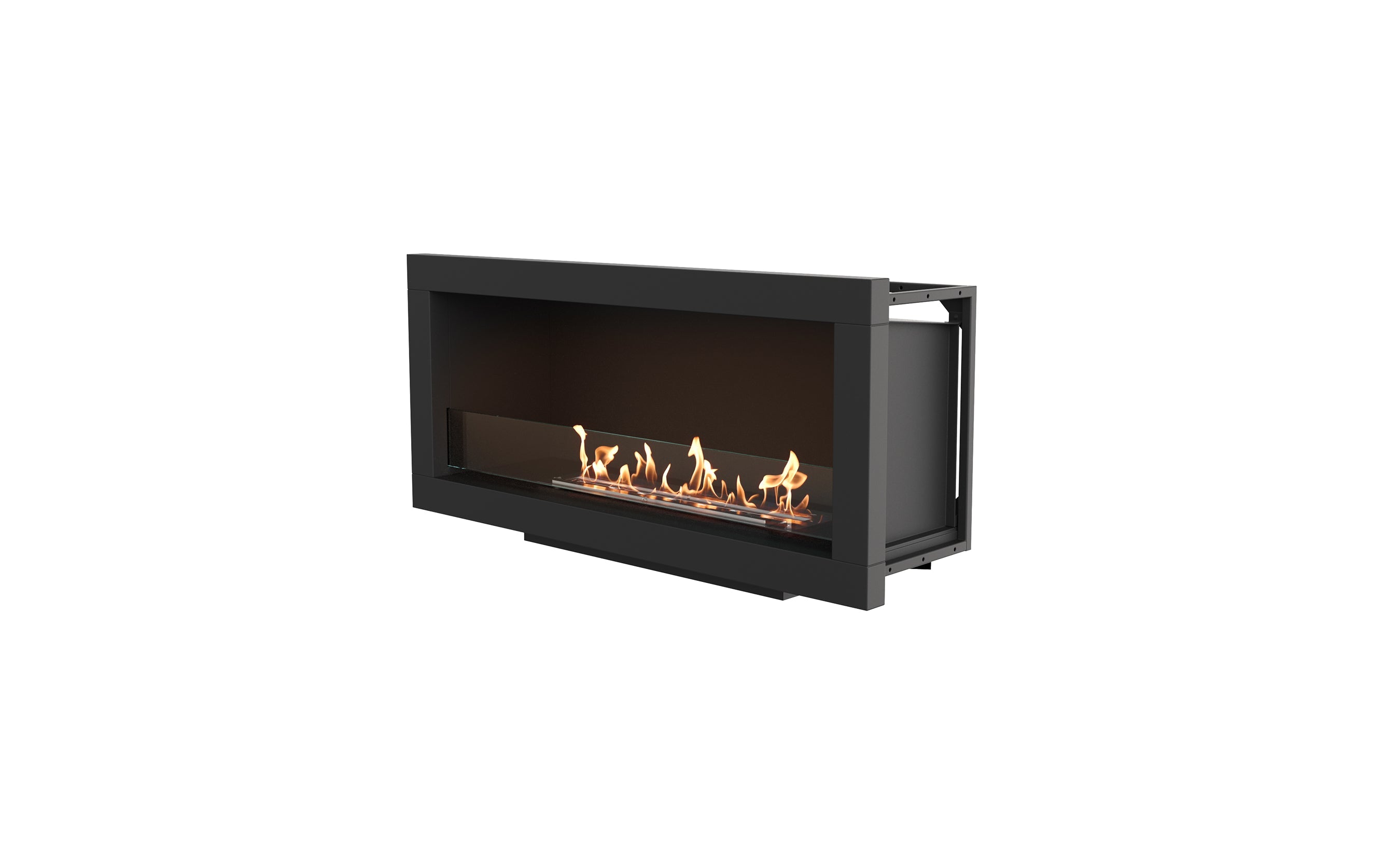 EcoSmart Fire Frame 1000SS single-sided fireplace insert studio view