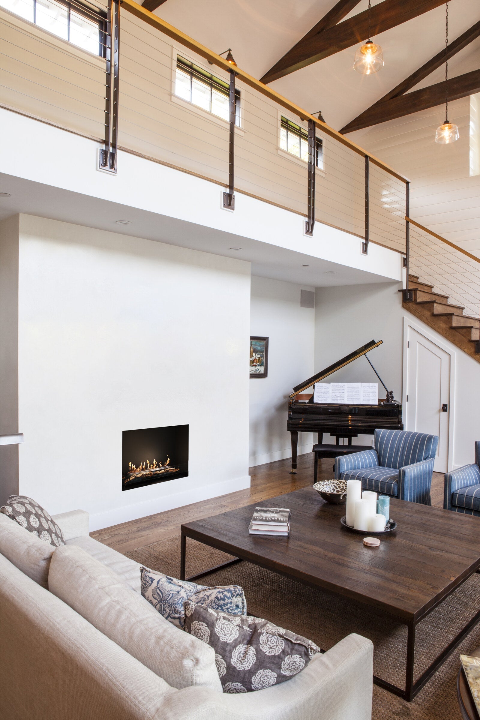EcoSmart Fire Heritage 56SS residential installation