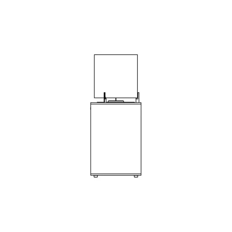 EcoSmart Fire Pop 3T side technical dimensions