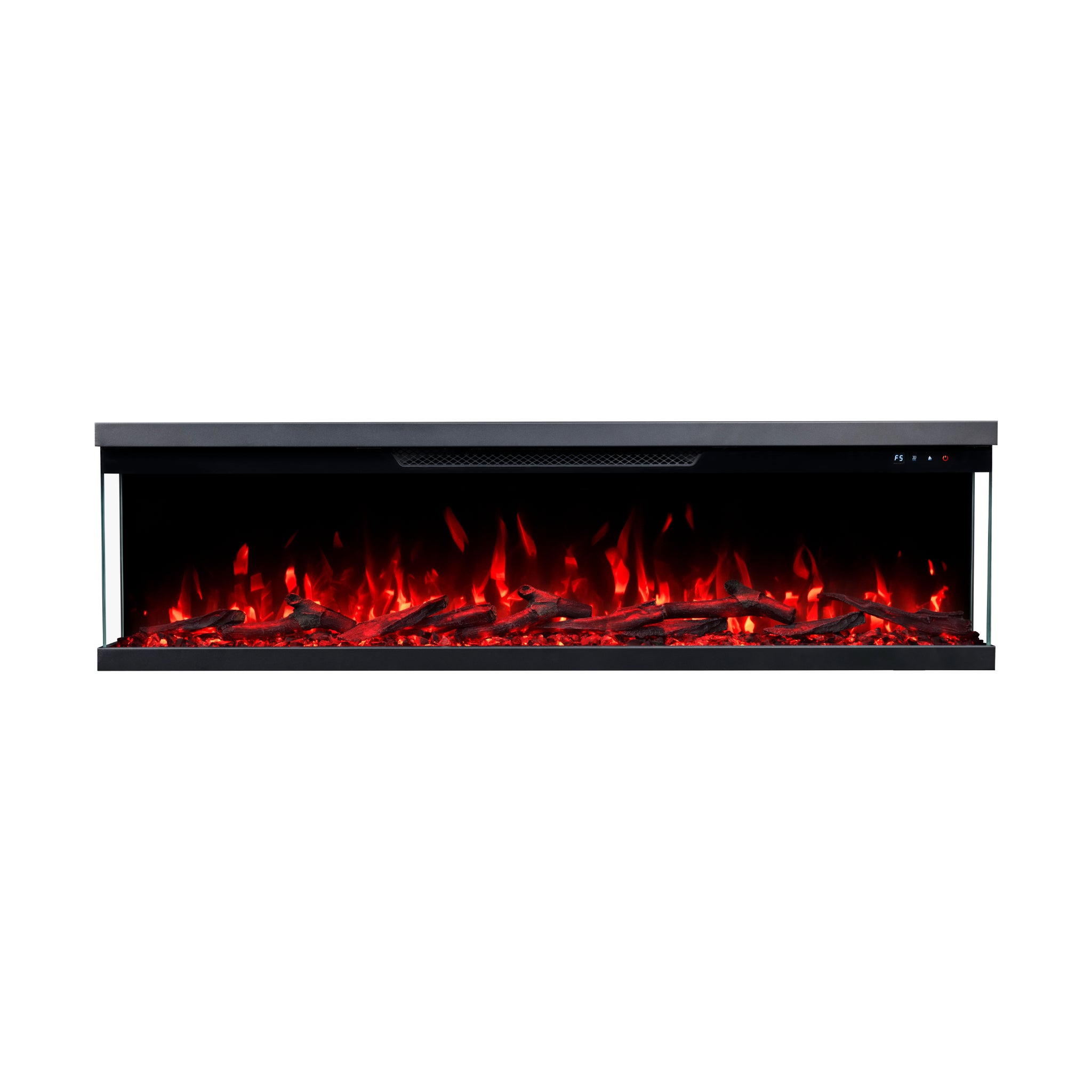 Luxion Panoramic Electric Fireplace– 1/2/3 Sided Media Wall Electric Fireplace-Twilight Fires