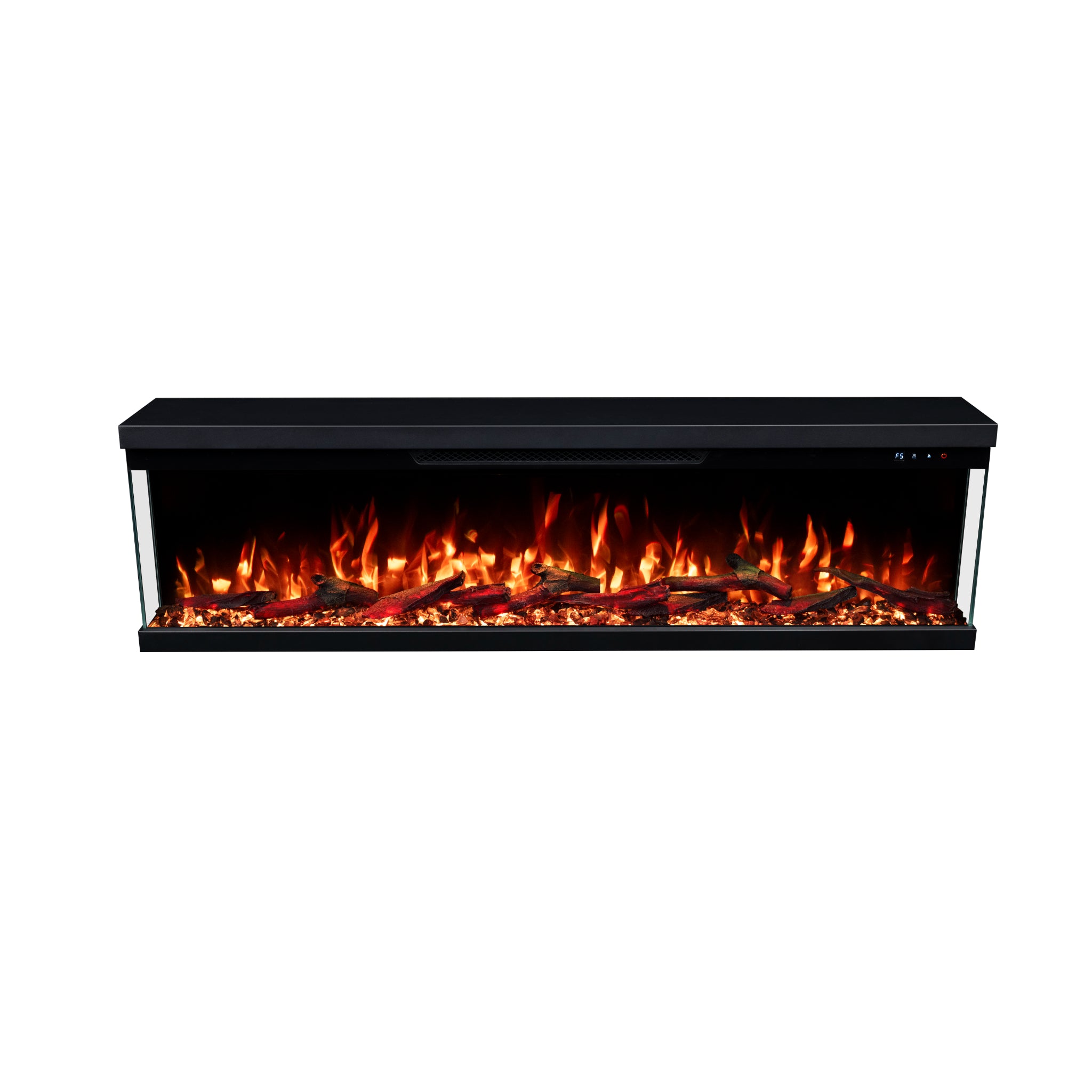 Luxion Panoramic Electric Fireplace– 1/2/3 Sided Media Wall Electric Fireplace-Twilight Fires