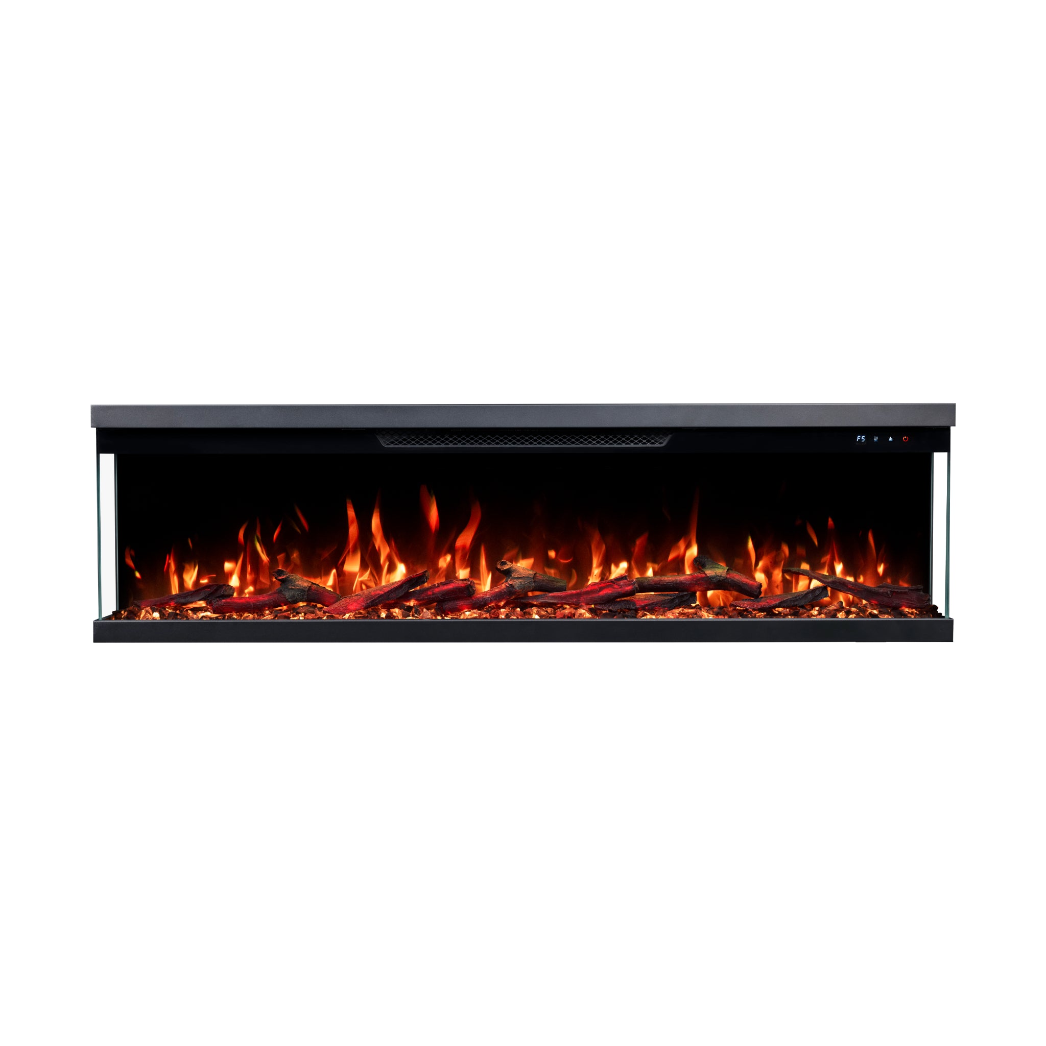 Luxion Panoramic Electric Fireplace– 1/2/3 Sided Media Wall Electric Fireplace-Twilight Fires