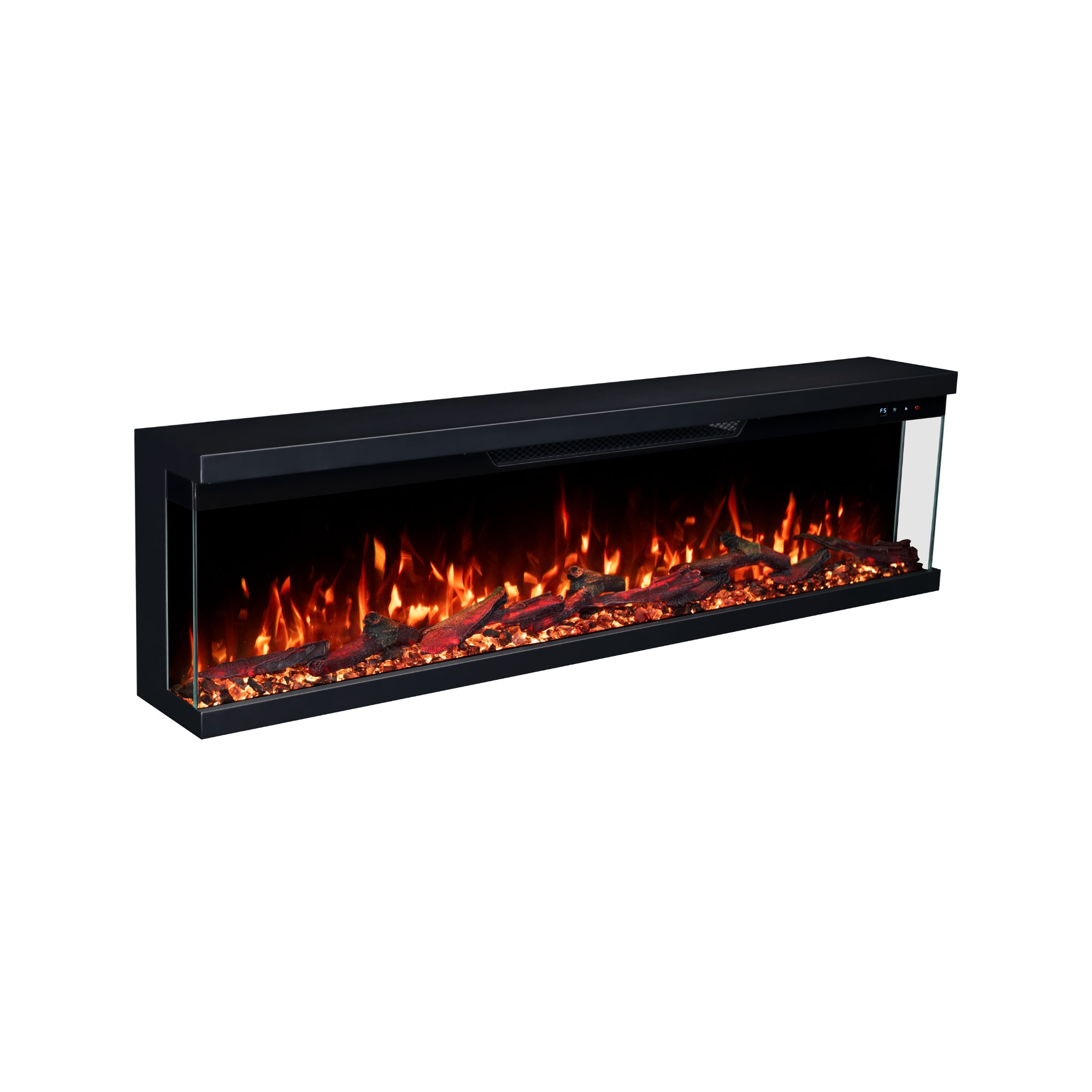 Luxion Panoramic Electric Fireplace– 1/2/3 Sided Media Wall Electric Fireplace-Twilight Fires