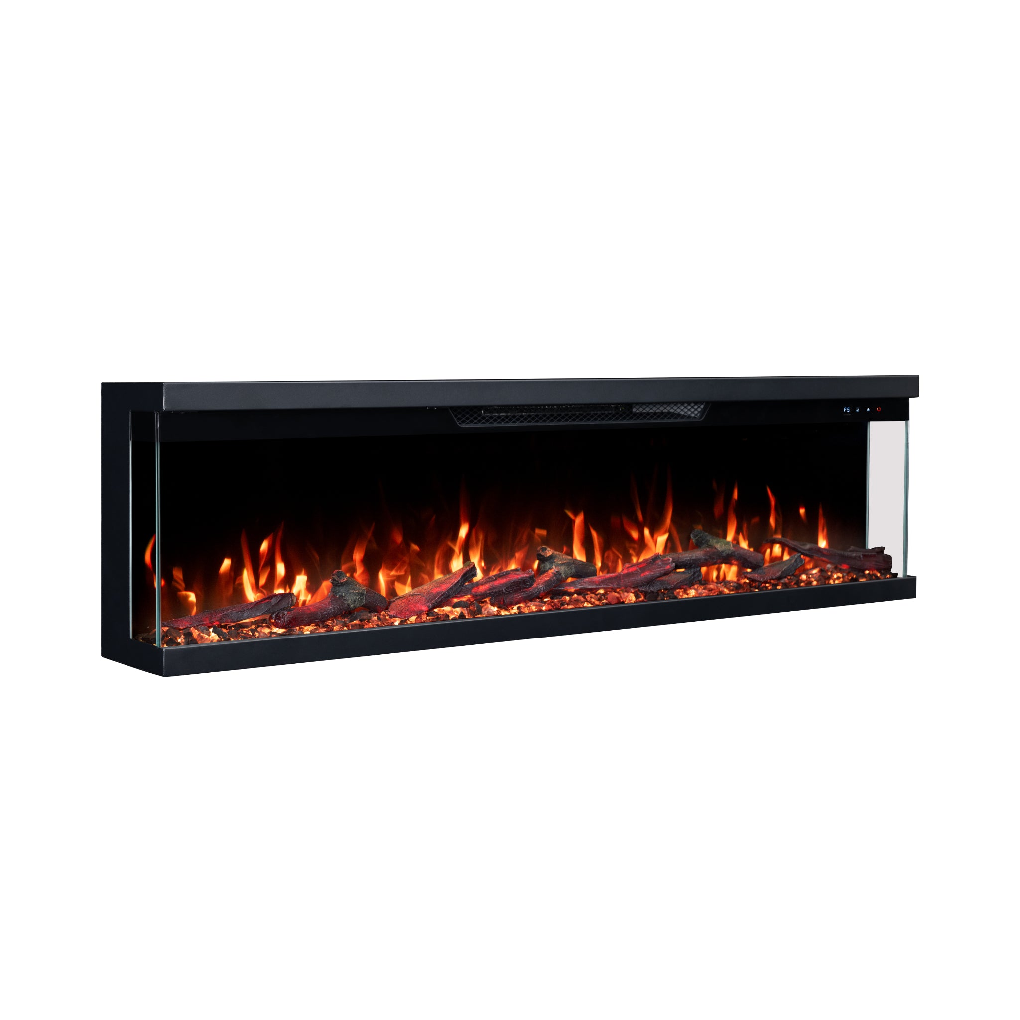 Luxion Panoramic Electric Fireplace– 1/2/3 Sided Media Wall Electric Fireplace-Twilight Fires
