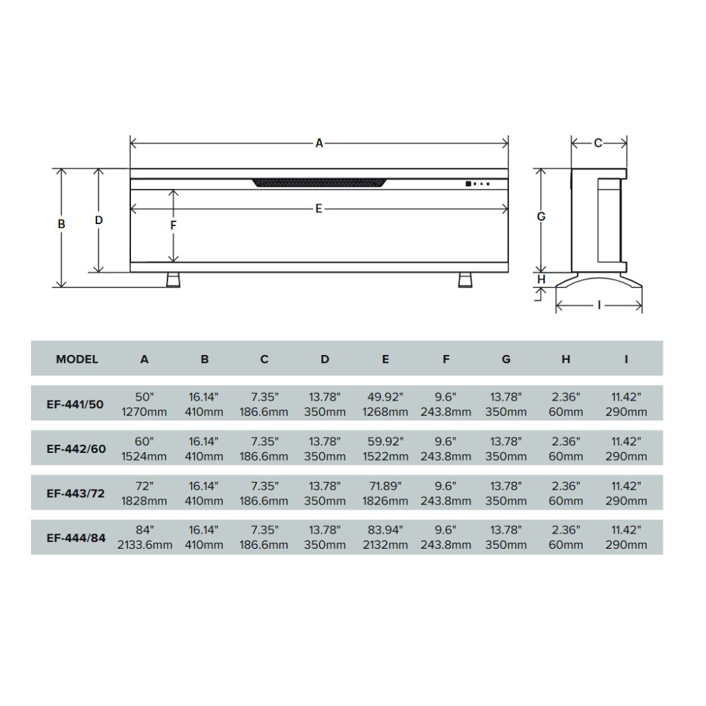 Luxion Panoramic Electric Fireplace– 1/2/3 Sided Media Wall Electric Fireplace-Twilight Fires