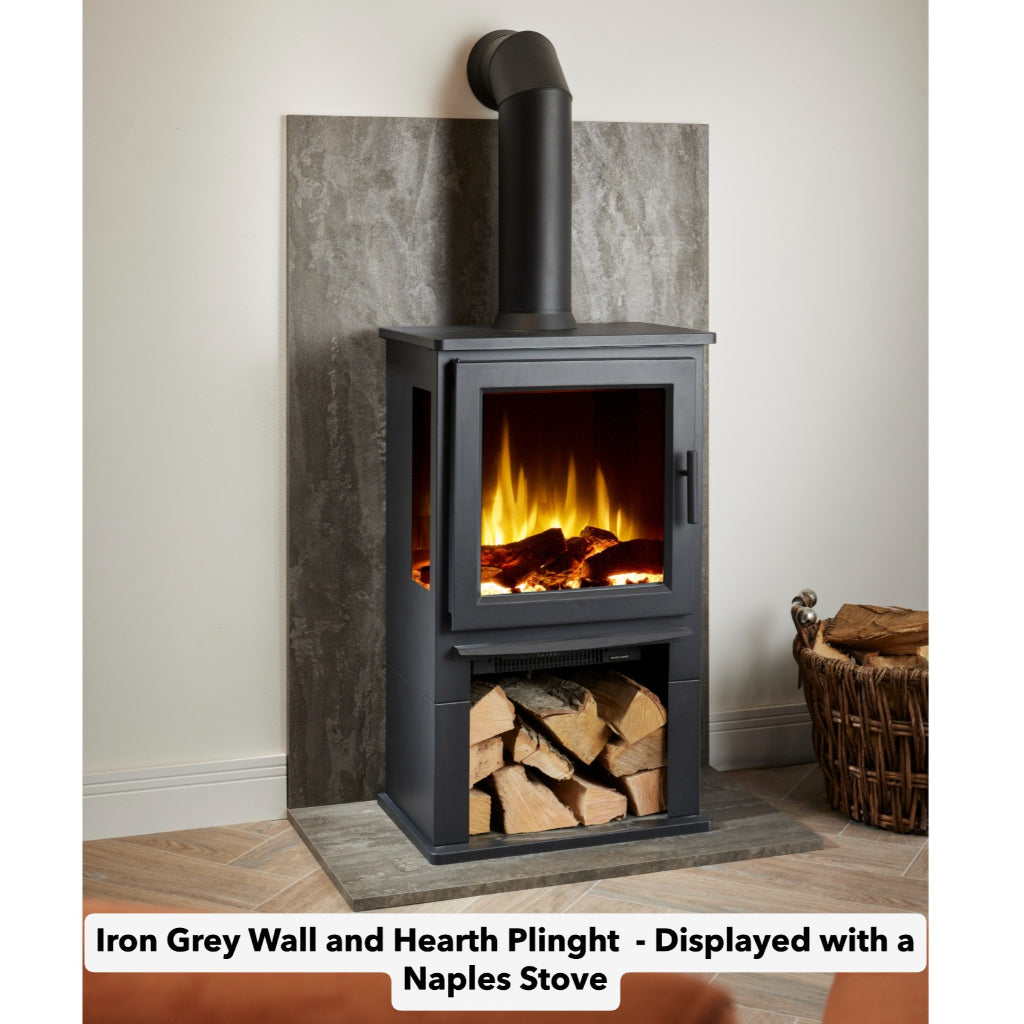 Milan Electric Stove – Realistic Log Effect & LED Flames | OER Electric Fire-Twilight Fires