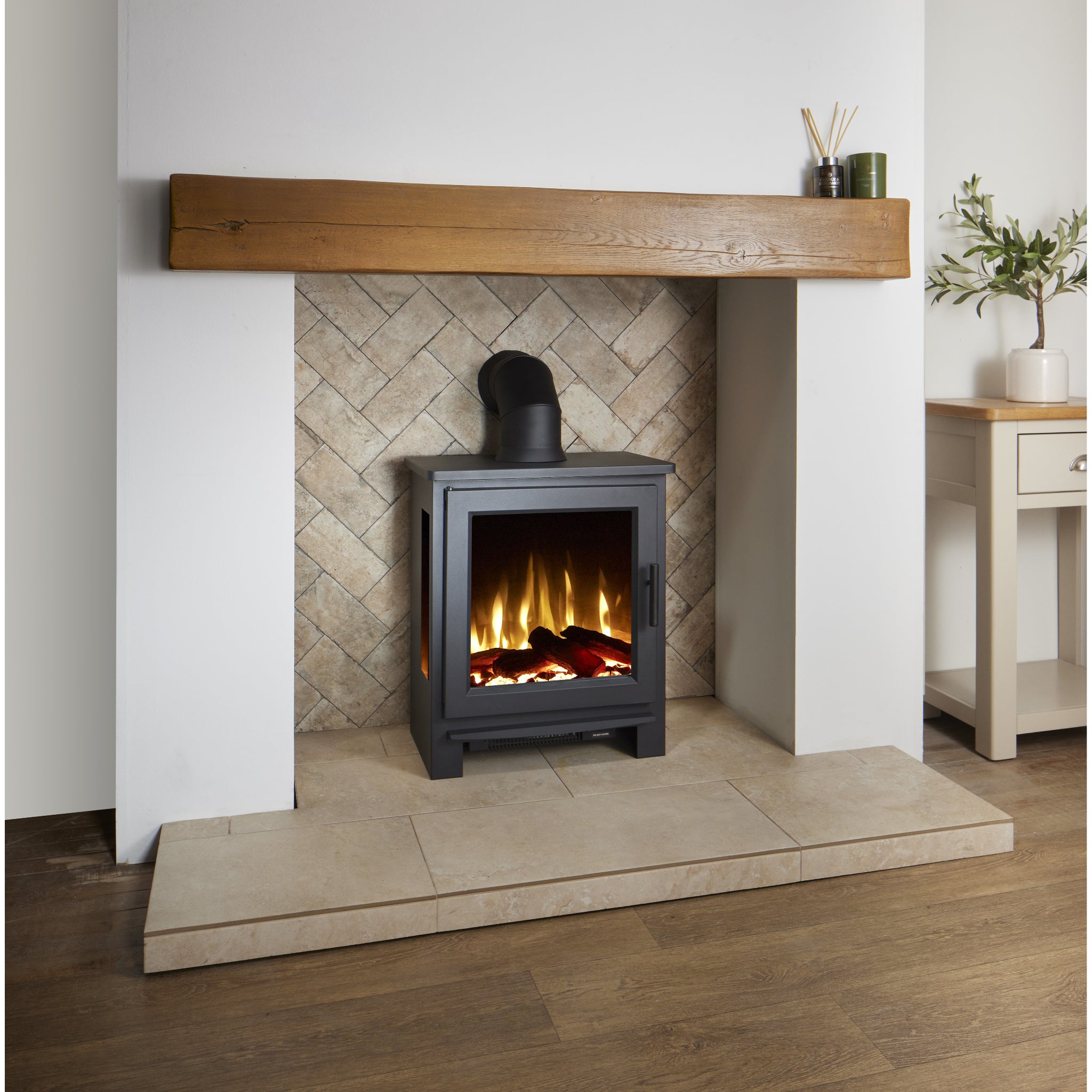 Naples Electric Stove – Realistic Log Effect & LED Flames | Firetti by OER Electric Fire-Twilight Fires