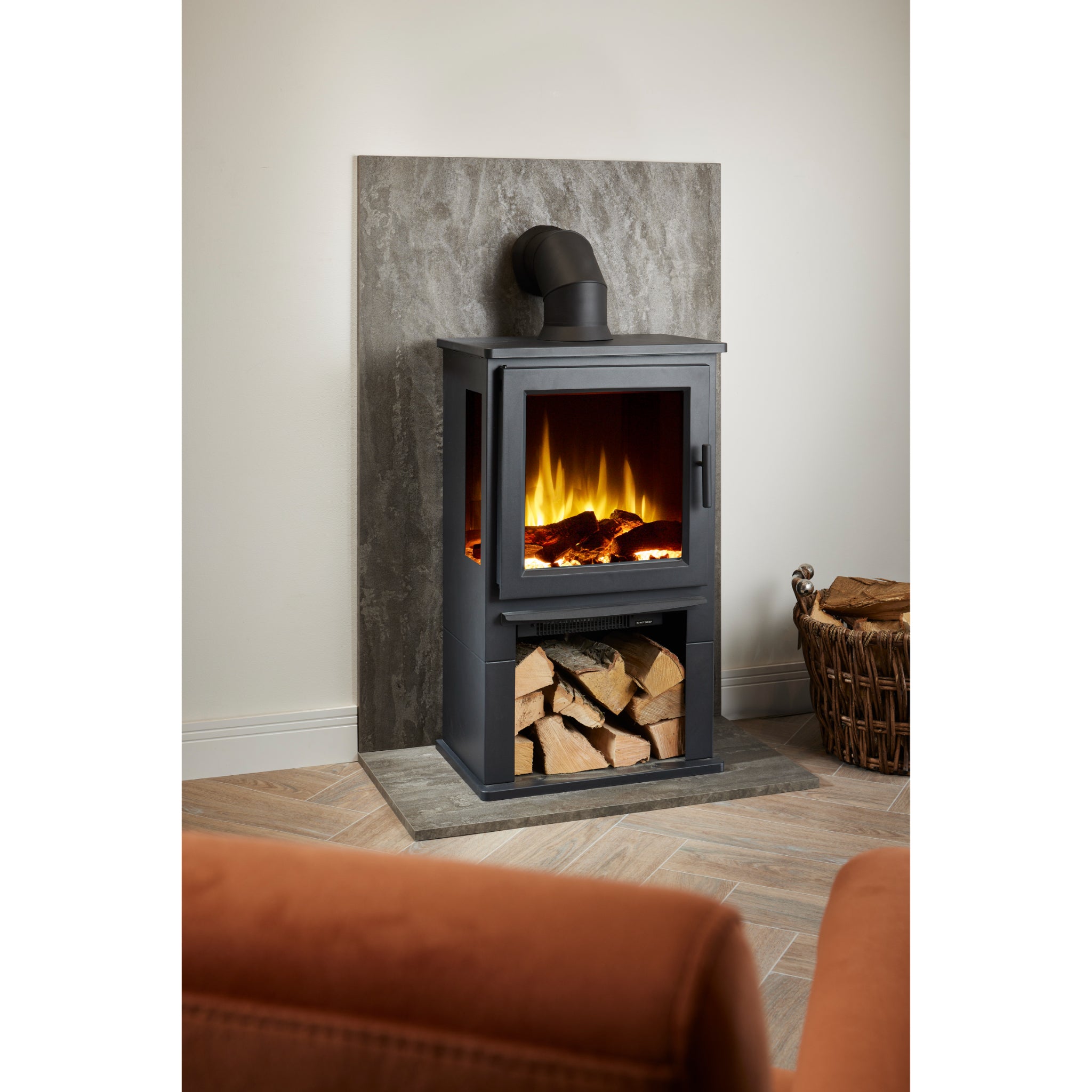 Naples Electric Stove – Realistic Log Effect & LED Flames | Firetti by OER Electric Fire-Twilight Fires