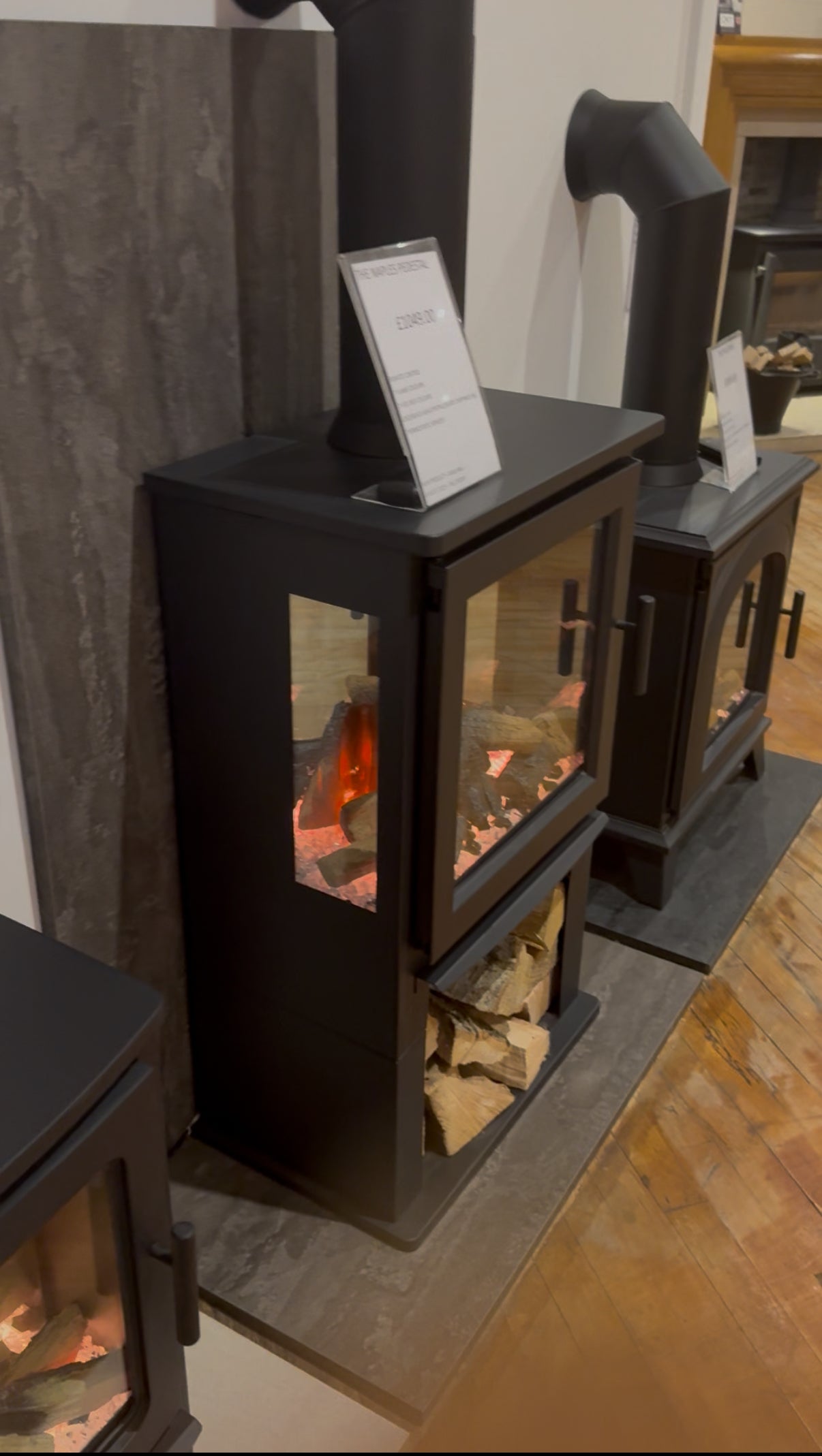 Naples Electric Stove – Realistic Log Effect & LED Flames | Firetti by OER Electric Fire-Twilight Fires