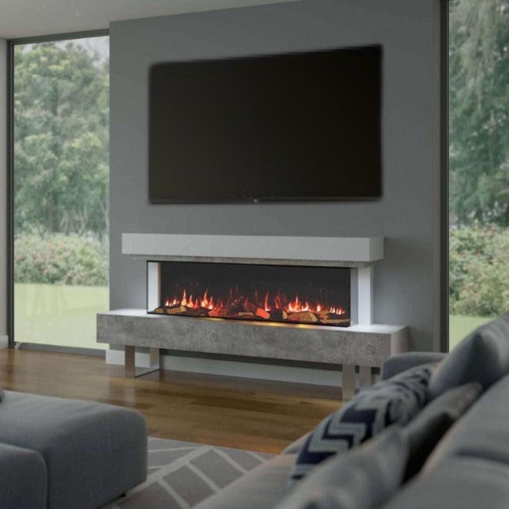 OER Olympia Electric Fireplace suite-Twilight Fires