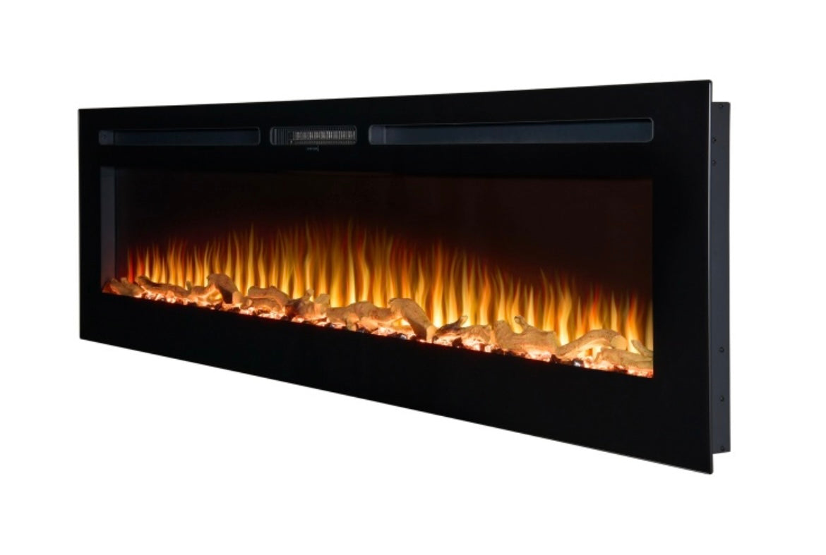 Orlando 72 Inch Media Wall Electric Fire Inset-Twilight Fires