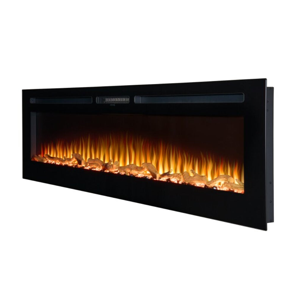 Orlando 72 Inch Media Wall Electric Fire Inset-Twilight Fires