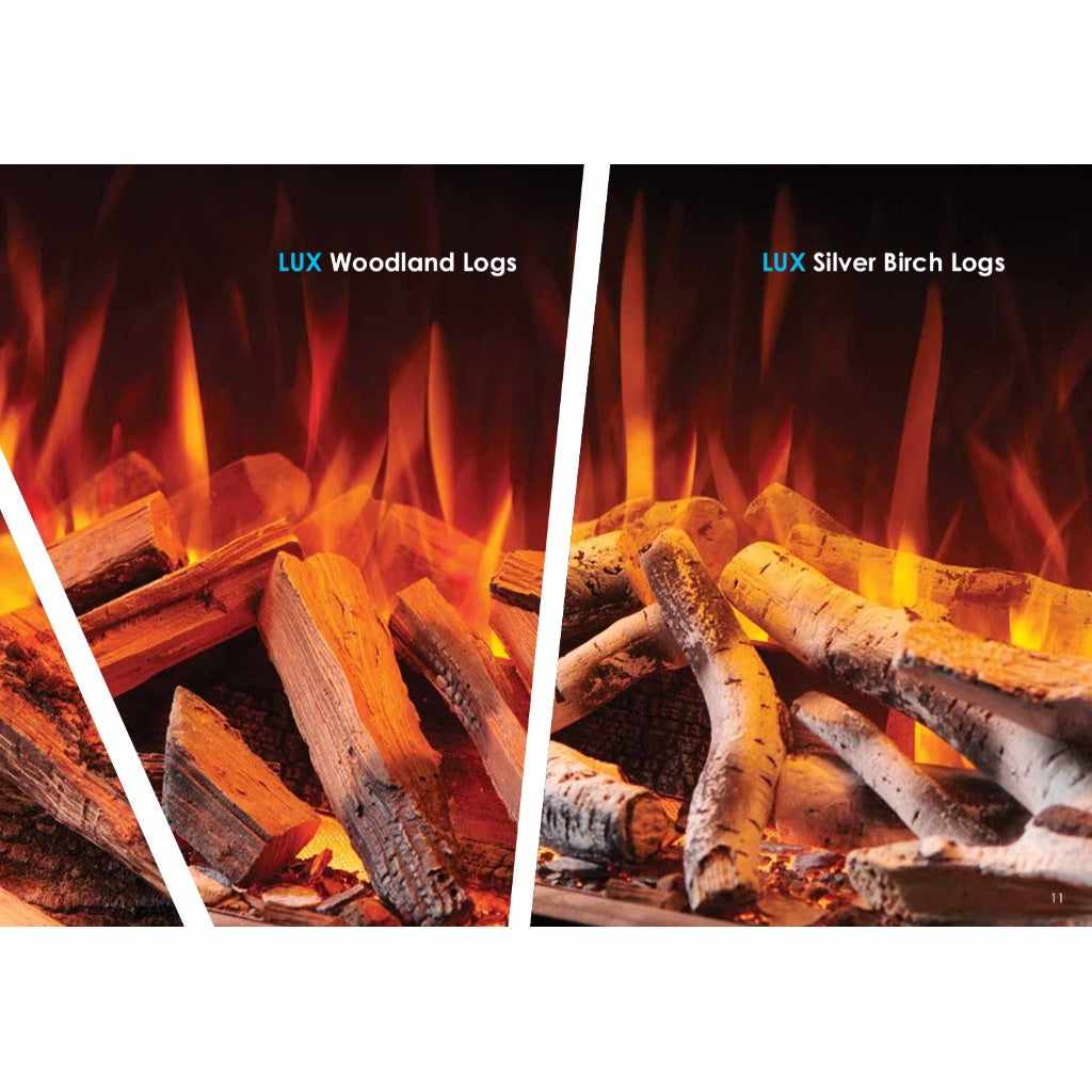 Solution Fires LUX 200 2000mm panoramic electric fire for a media wall