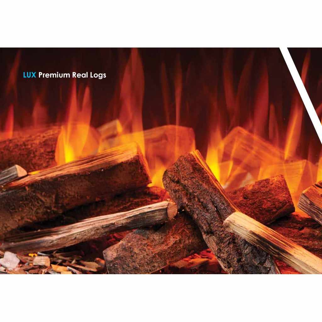 Solution Fires LUX 200 2000mm panoramic electric fire for a media wall
