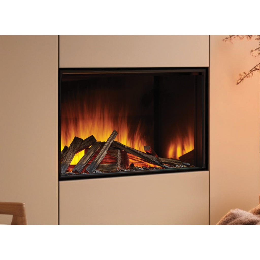 Solution Fires LUX 650 panoramic media wall electric fire
