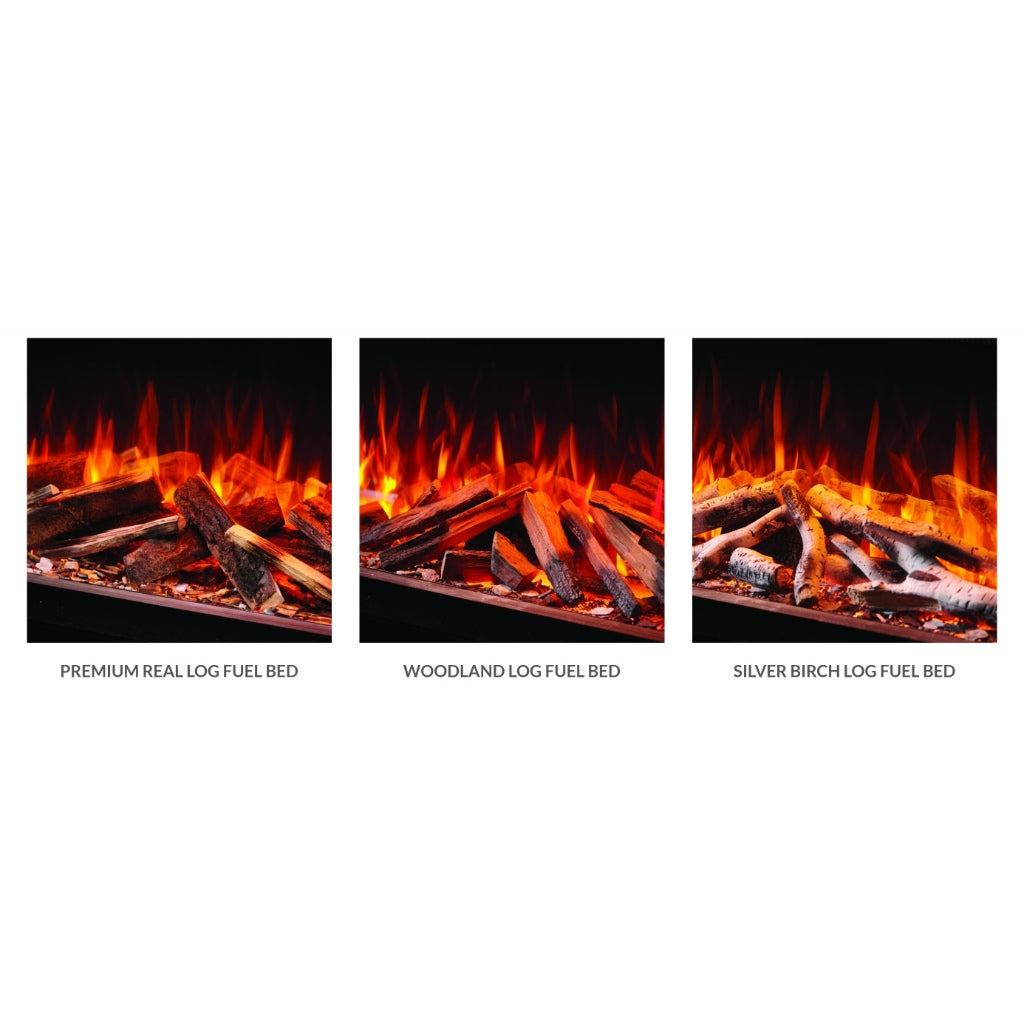 Solution Fires LUX 650 panoramic media wall electric fire