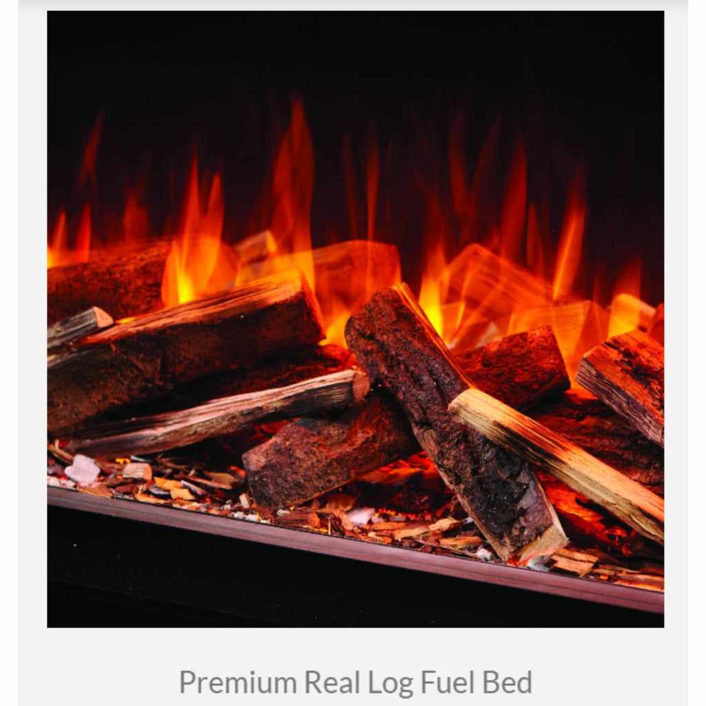 Solution Fires LUX 650 panoramic media wall electric fire