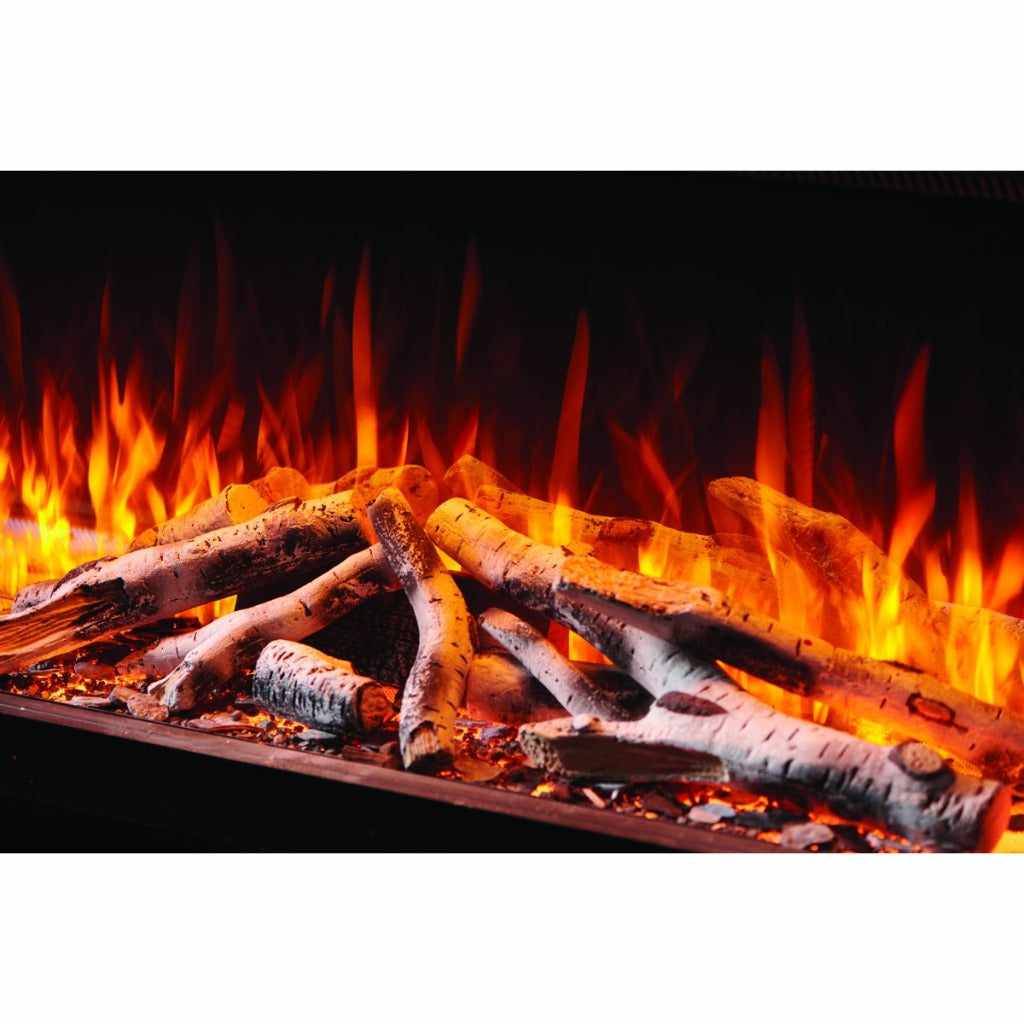 Solution Fires LUX 75 750mm panoramic electric fire for a media wall