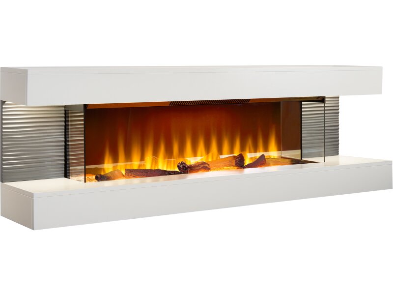 Sure Flame 52 Wall Mounted Fireplace Electric - Floating Fireplace-Twilight Fires