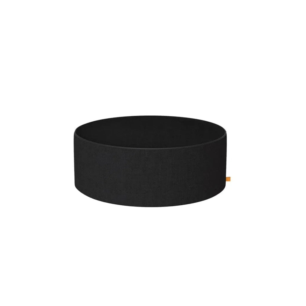 EcoSmart Fire Mix 850 winter storage bag in black fabric with a circular design and small orange side tab.
