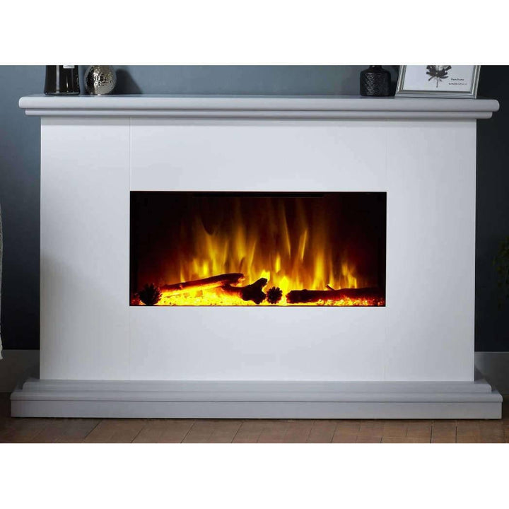 Flametek Midi Electric Fireplace Suite